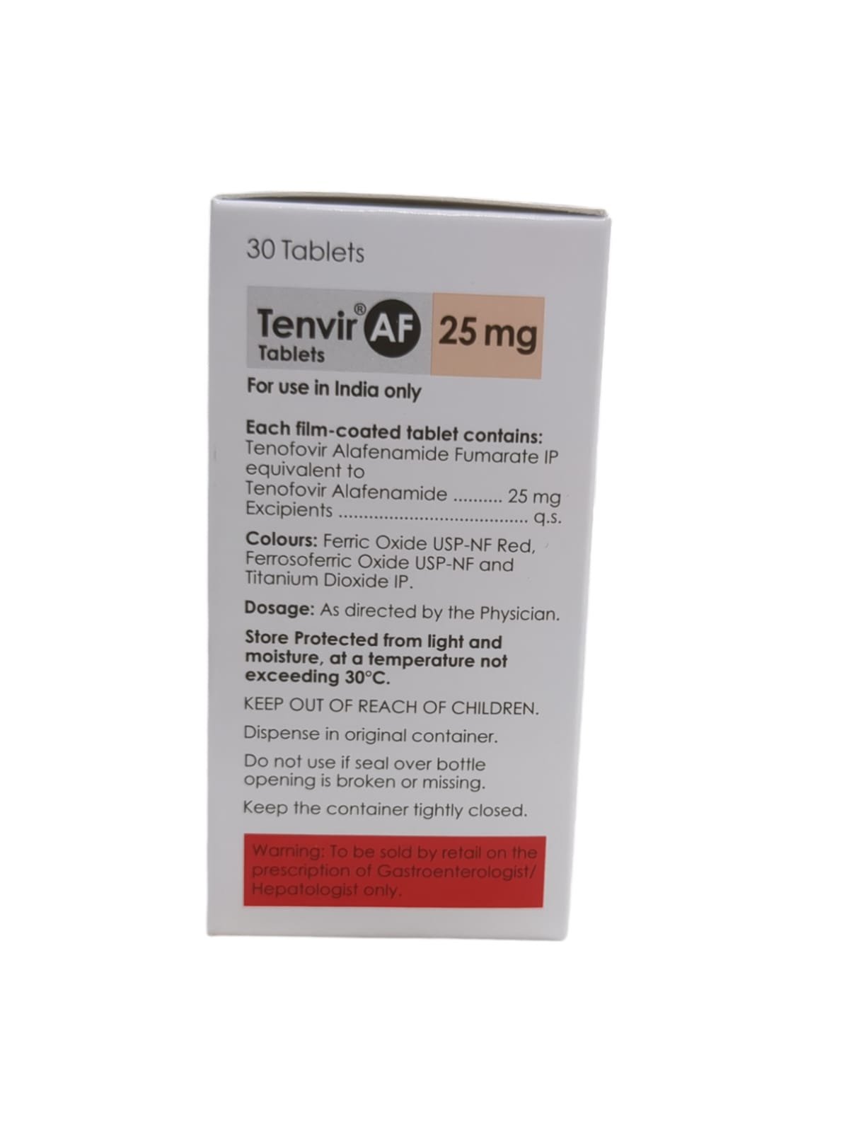 Tenvir AF 25mg Tablet