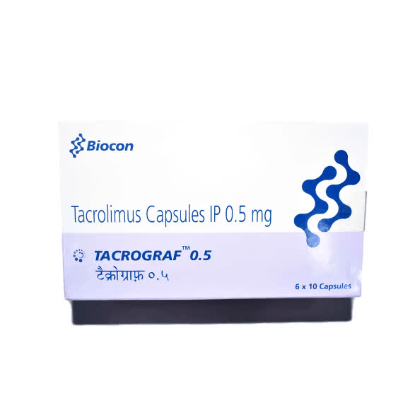 Tacrograf 0.5 mg Capsule