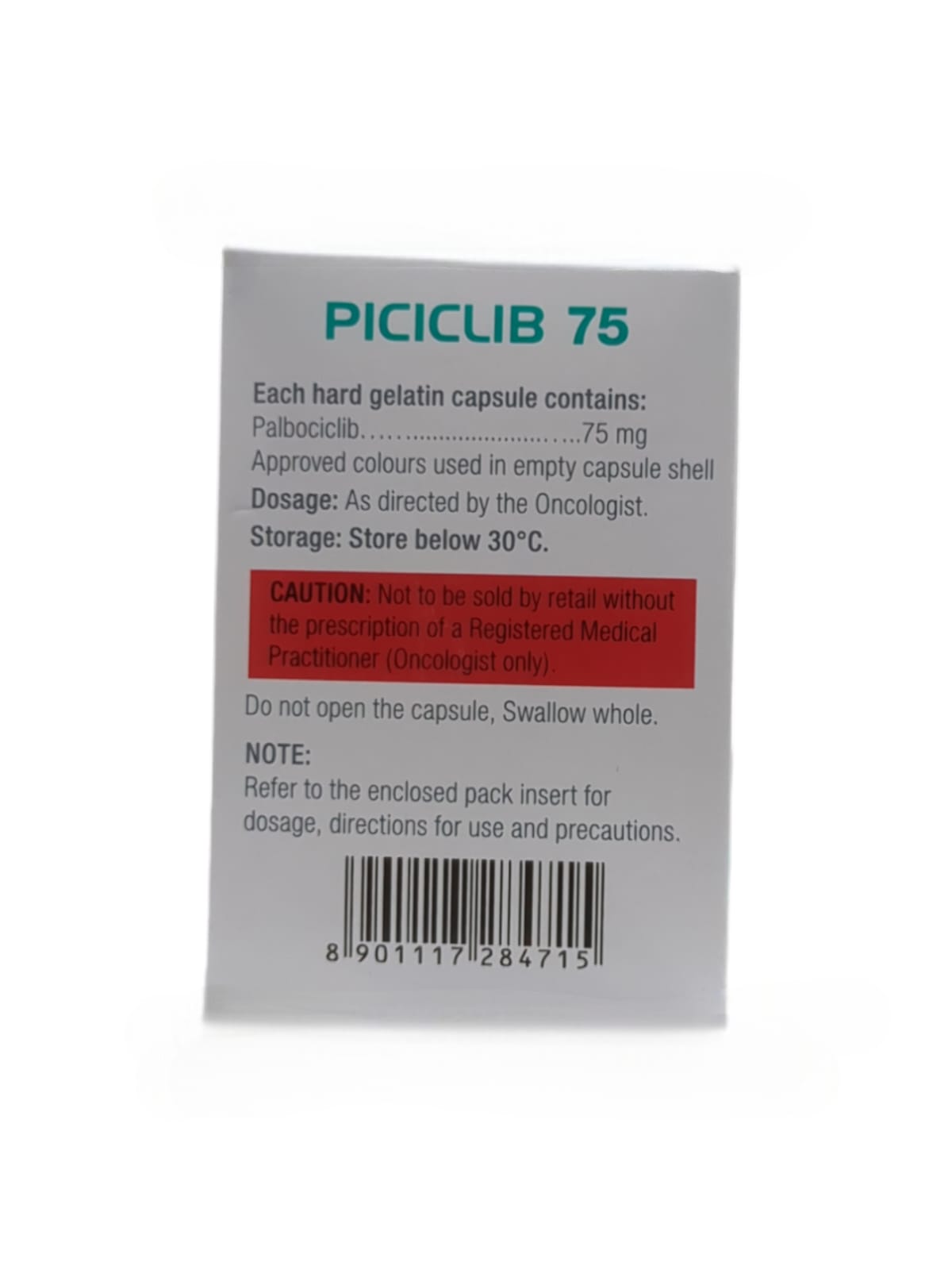 Piciclib 75mg Capsule