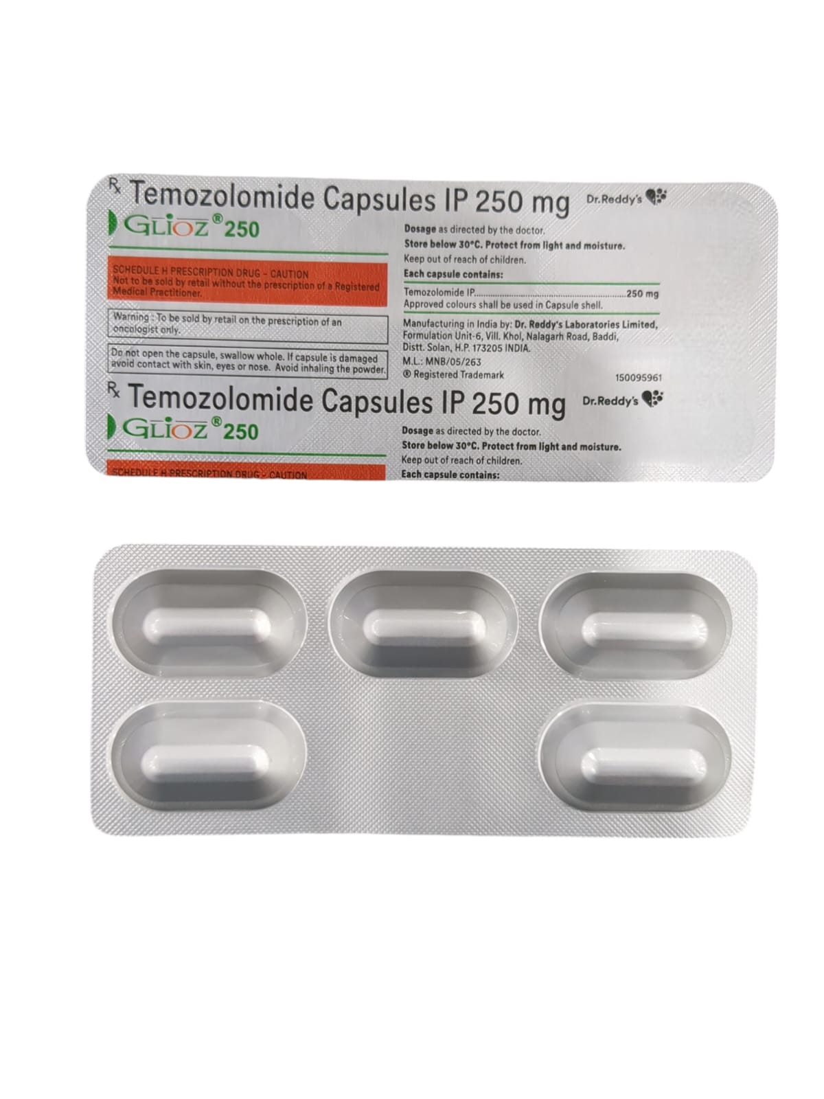 Glioz 250mg Capsule