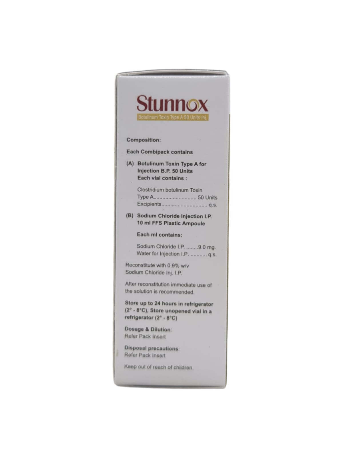 Stunnox 50unit Injection
