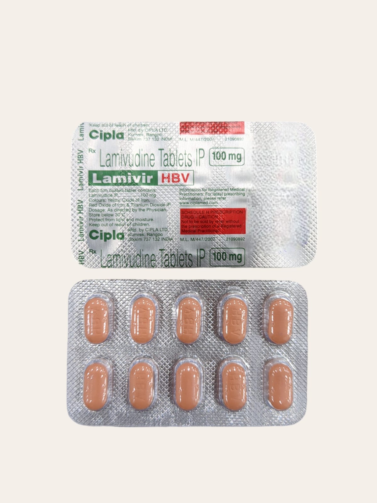 Lamivir HBV 100mg Tablet