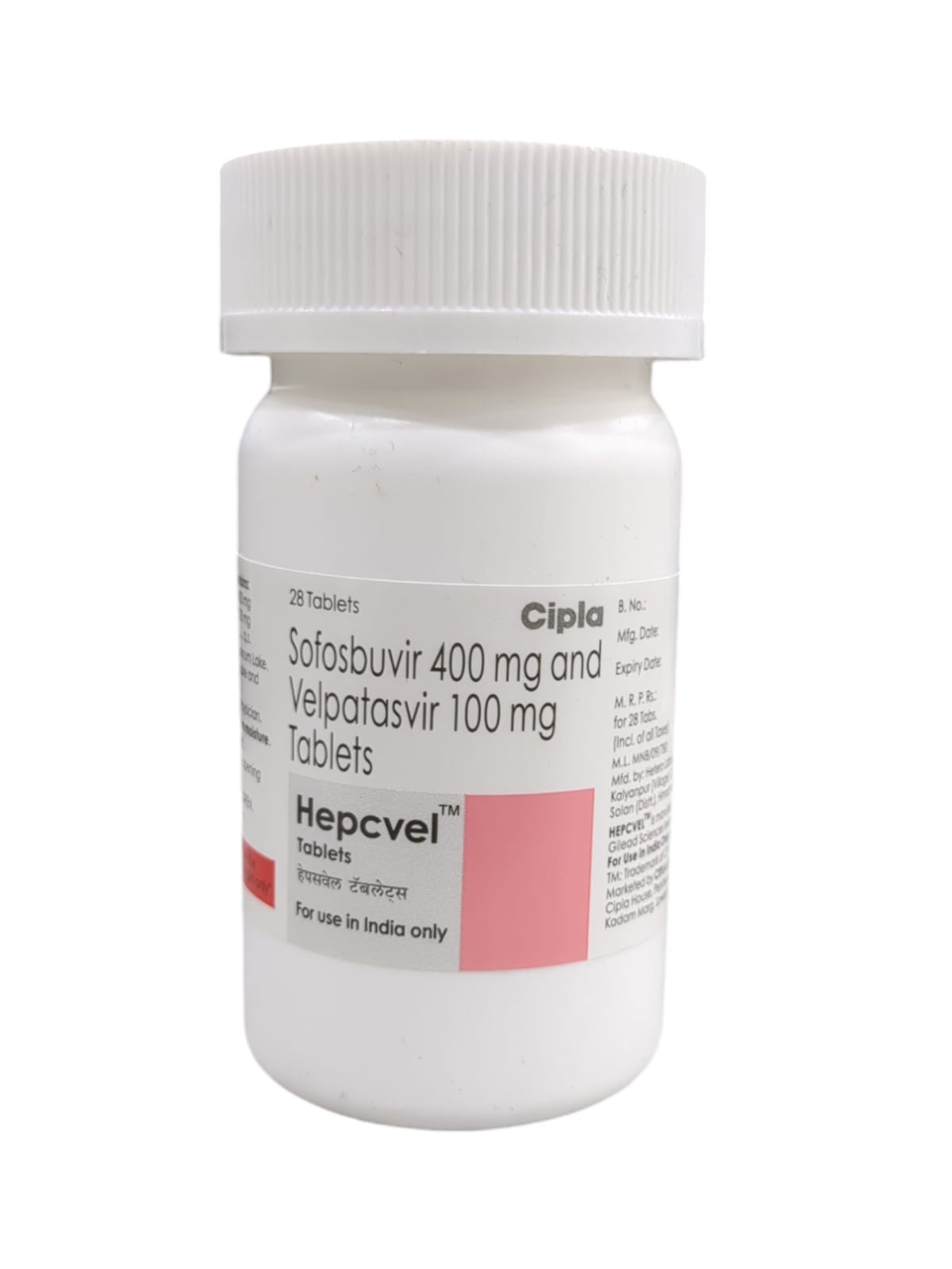 Hepcvel 400mg/100mg Tablet