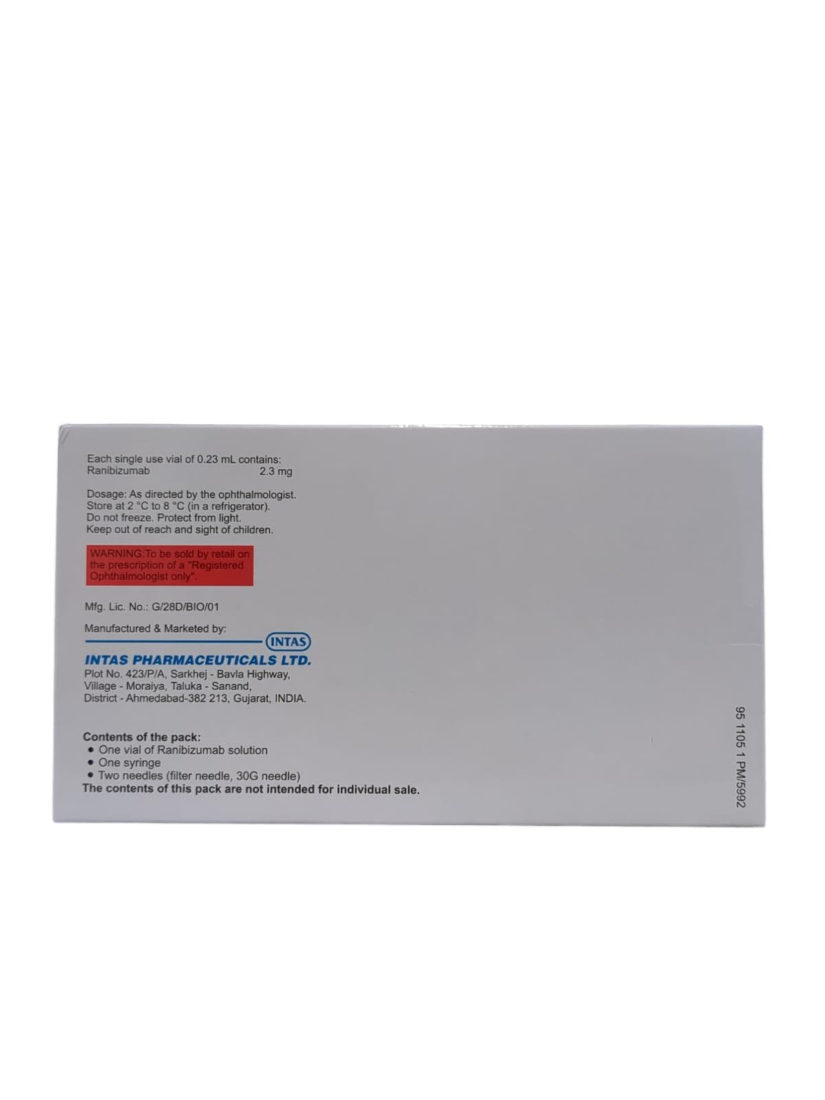 Razumab 2.3mg Injection