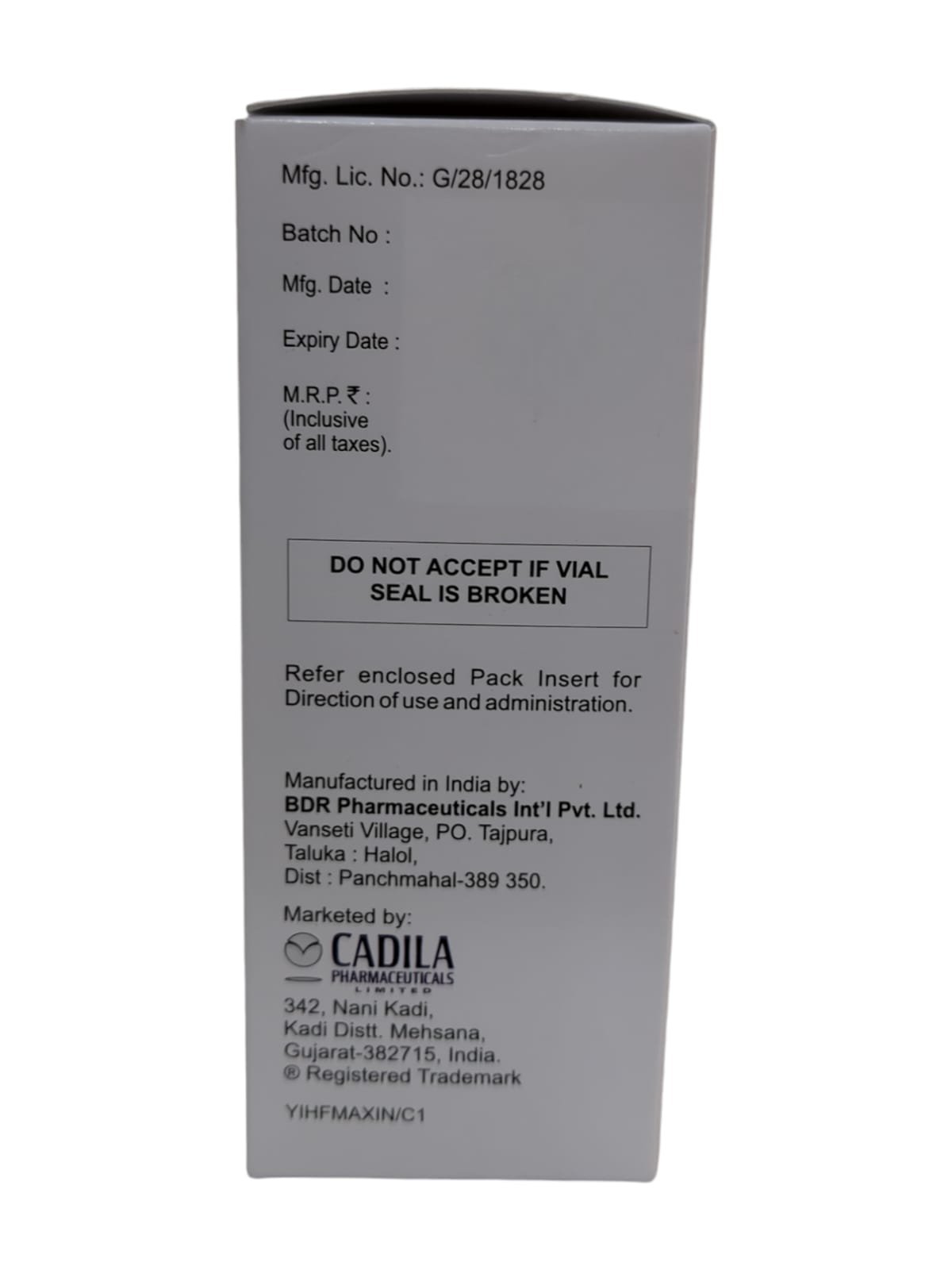 Redshot FCM 1000mg/20ml Injection