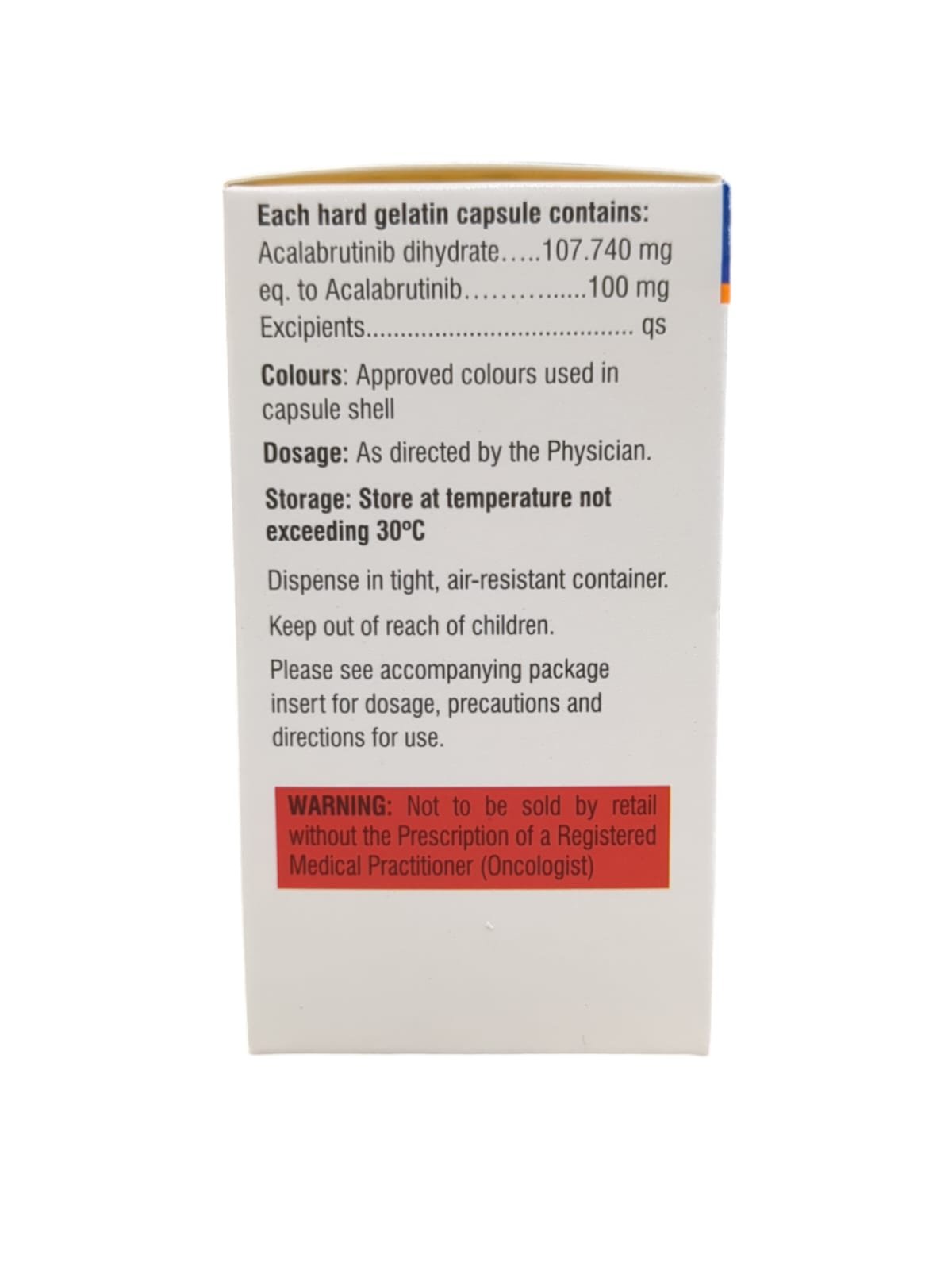 Acalnib 100mg Capsule