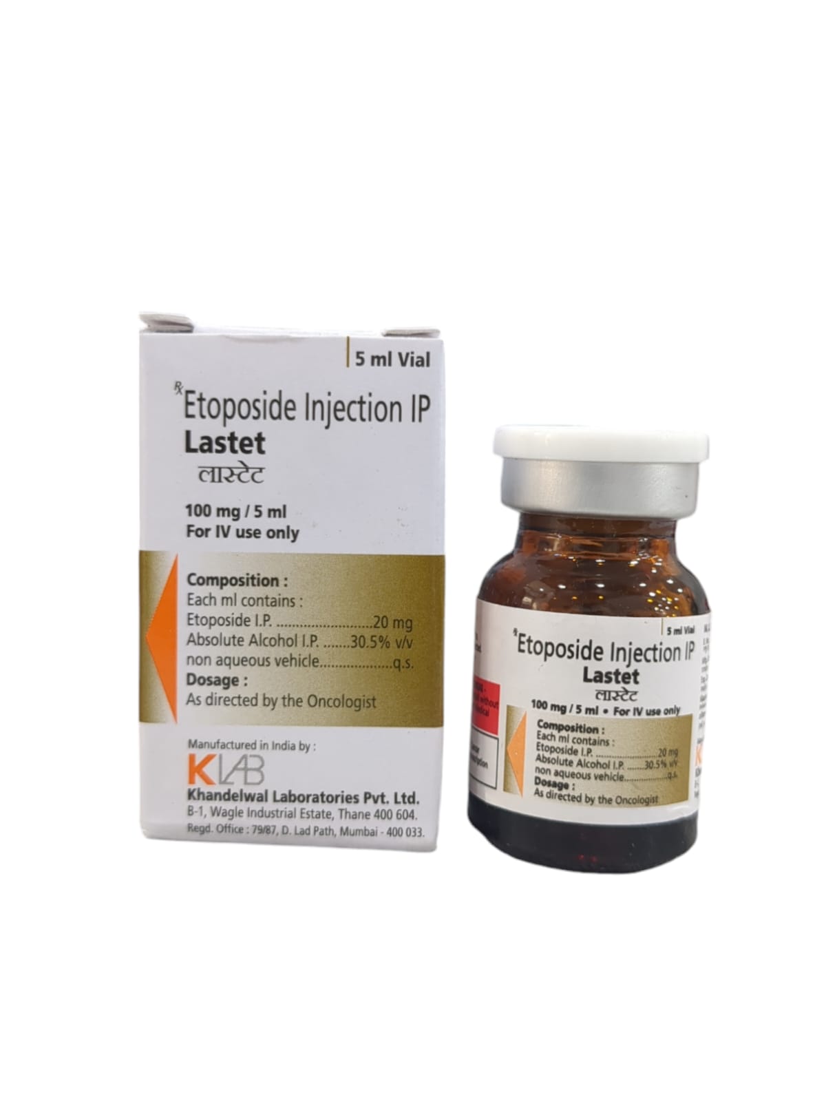 Lastet 100mg Injection