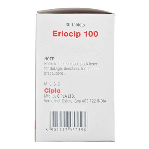 Erlocip 100mg Tablet