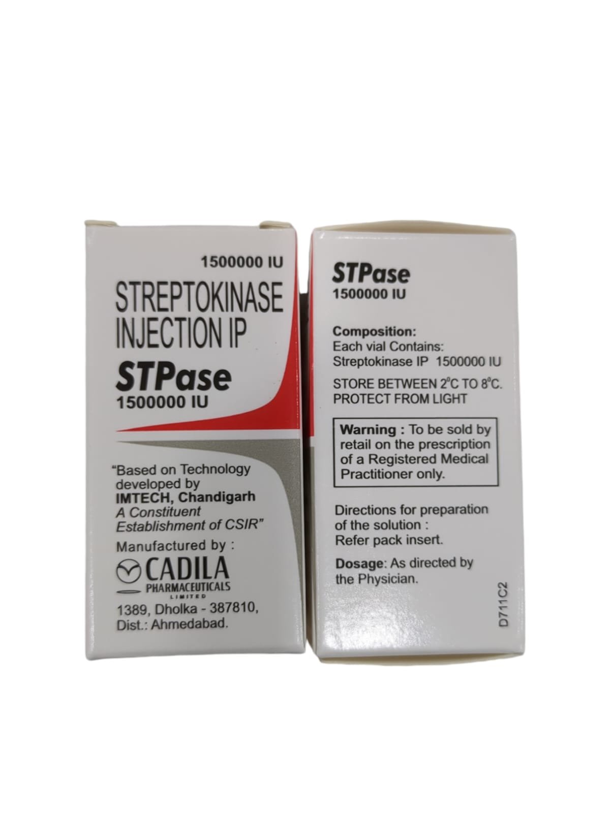 Stpase 15,00,000IU Injection