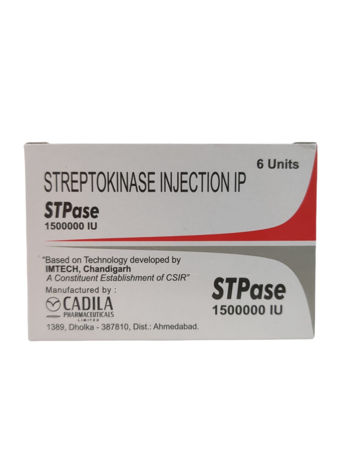 Stpase 15,00,000IU Injection