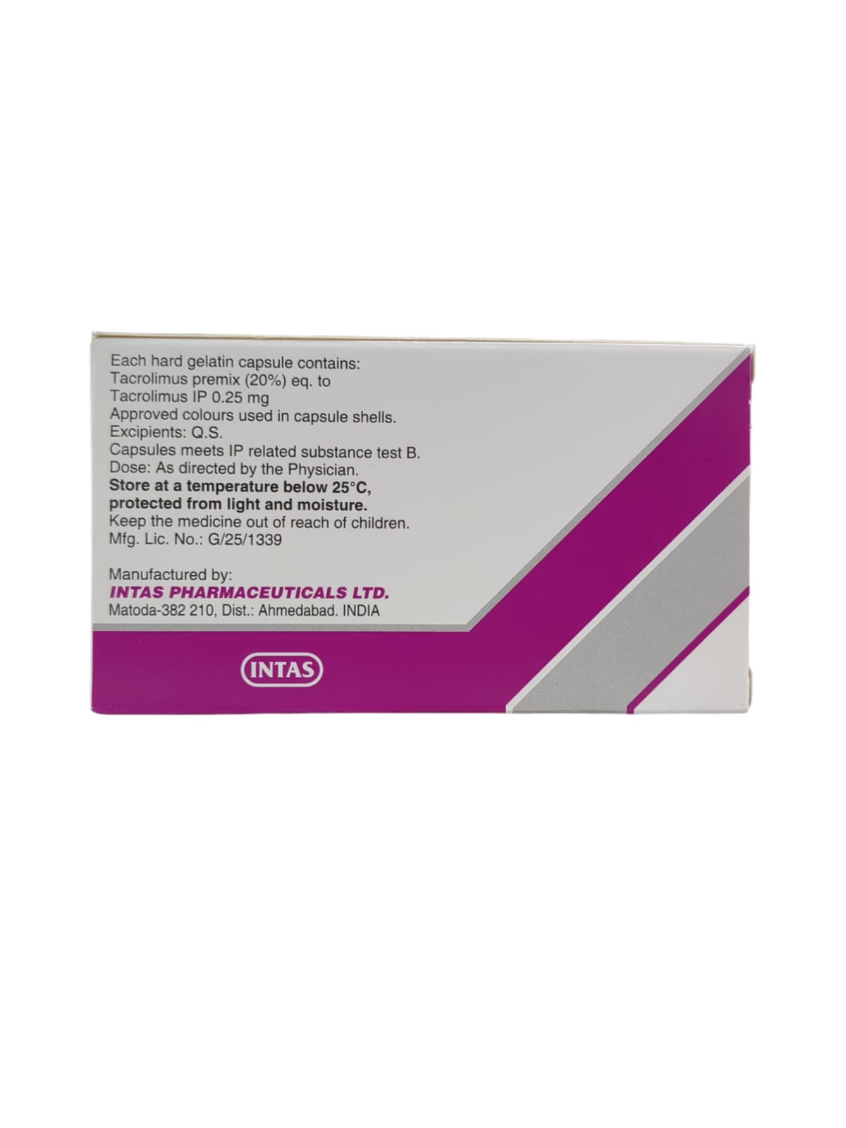 Takfa 0.25mg Capsule