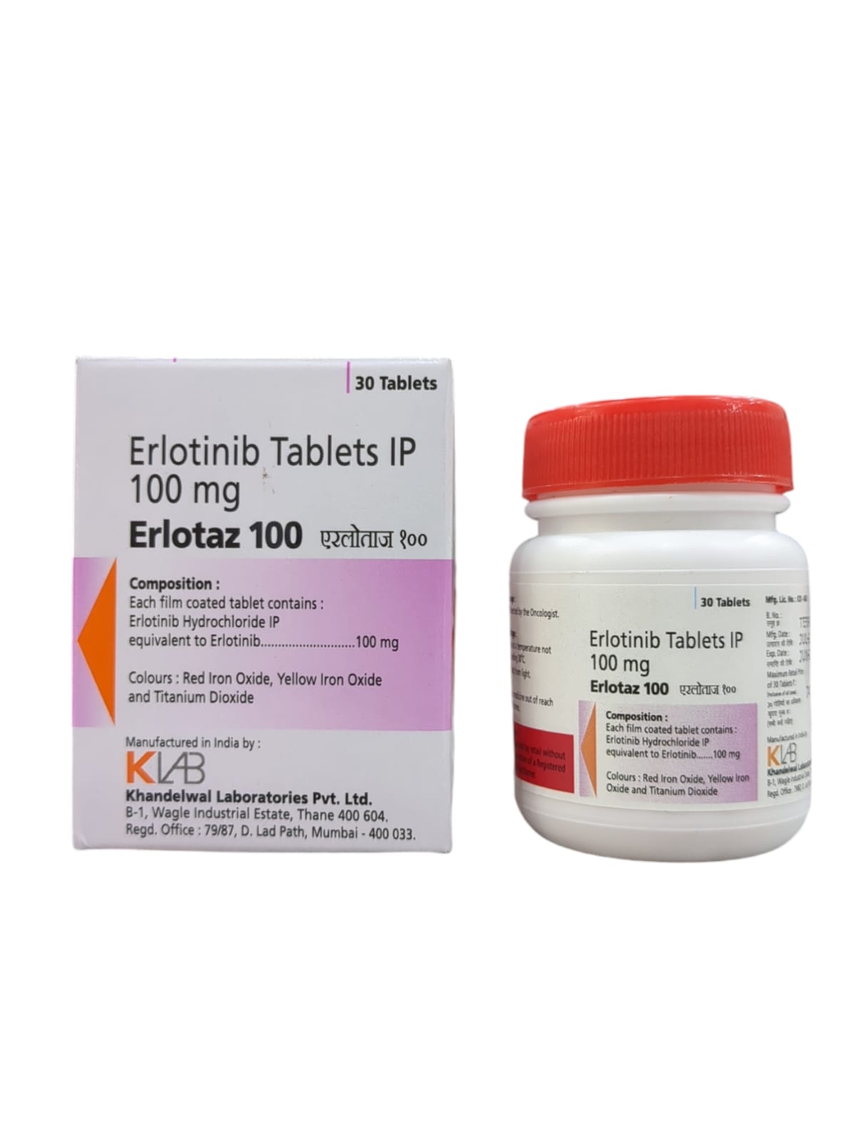 Erlotaz 100mg Tablet