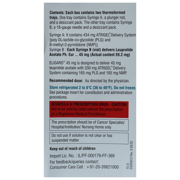 Eligard 45mg Injection