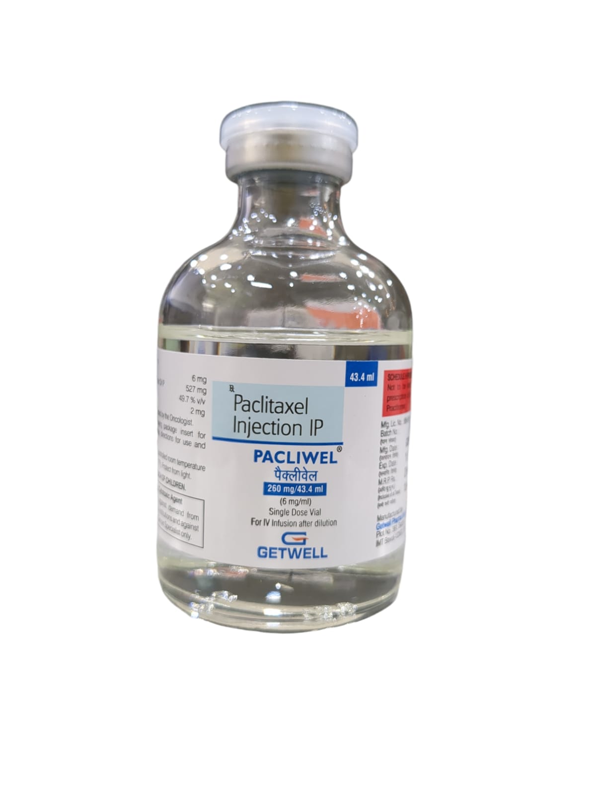 Pacliwel 260mg Injection