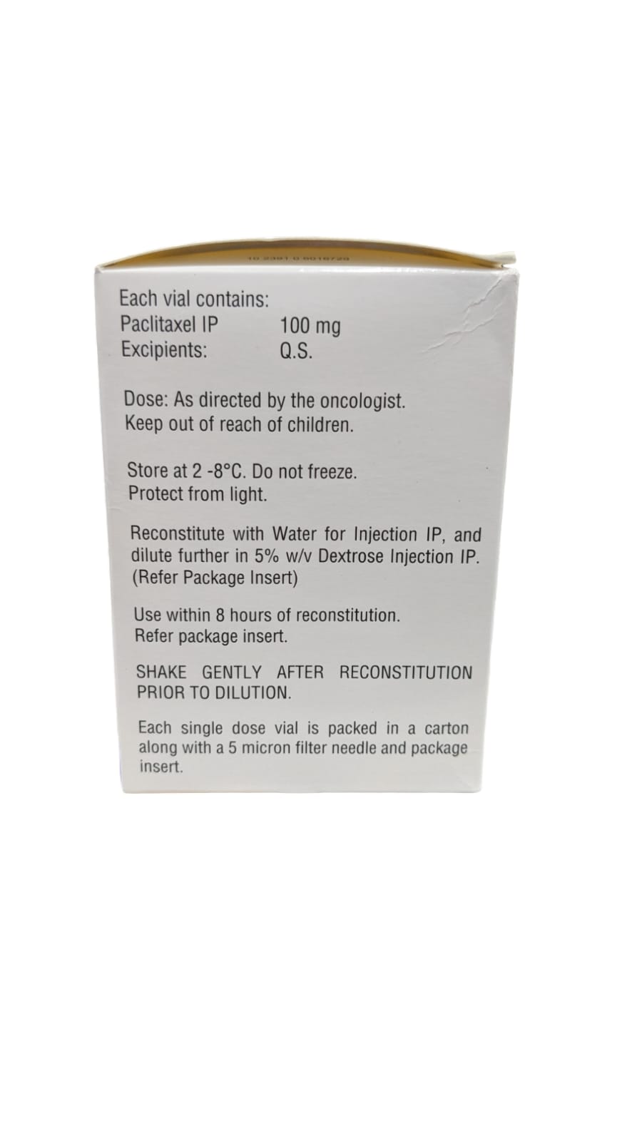 PacliAqualip 100mg Injection