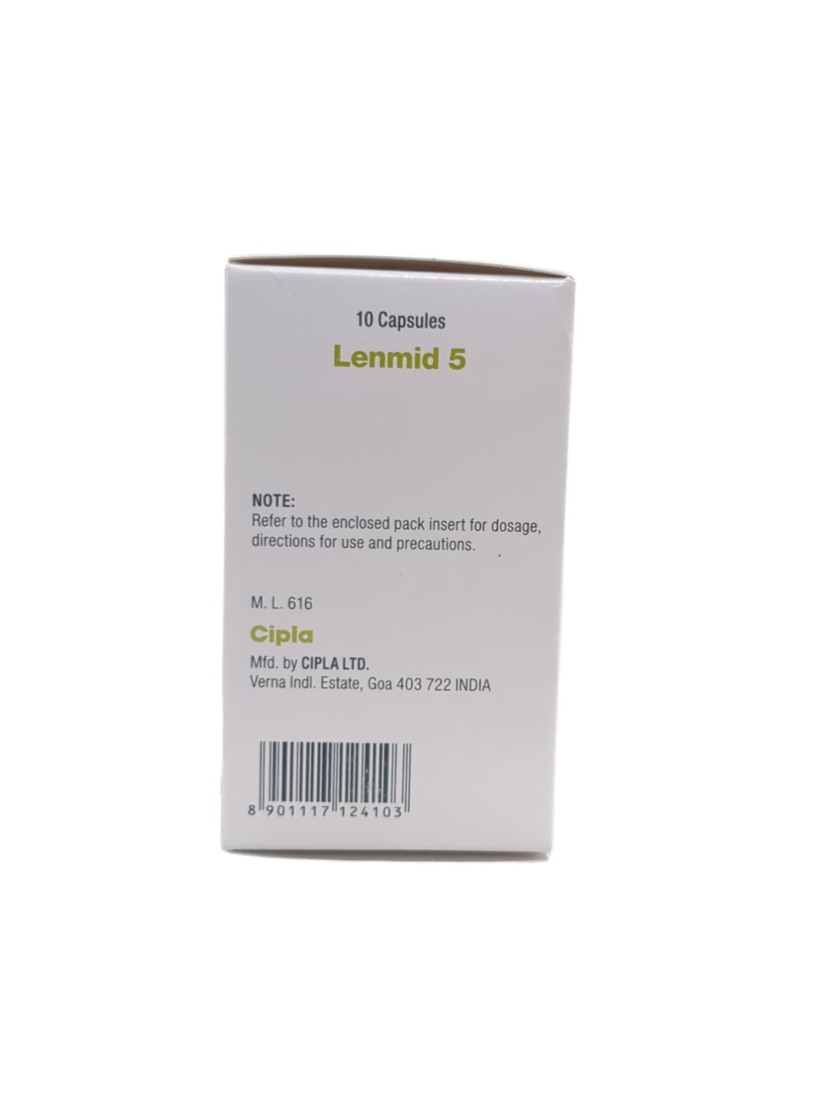 Lenmid 5mg Capsule