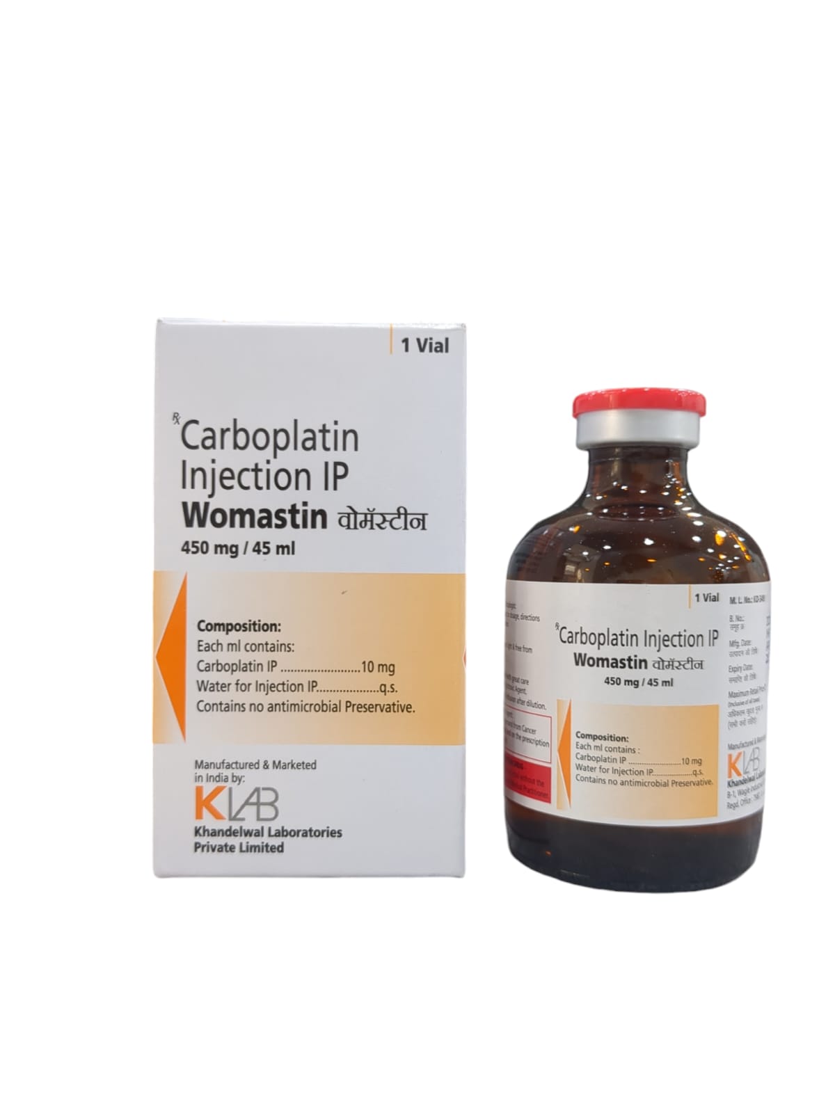 Womastin 450mg Injection