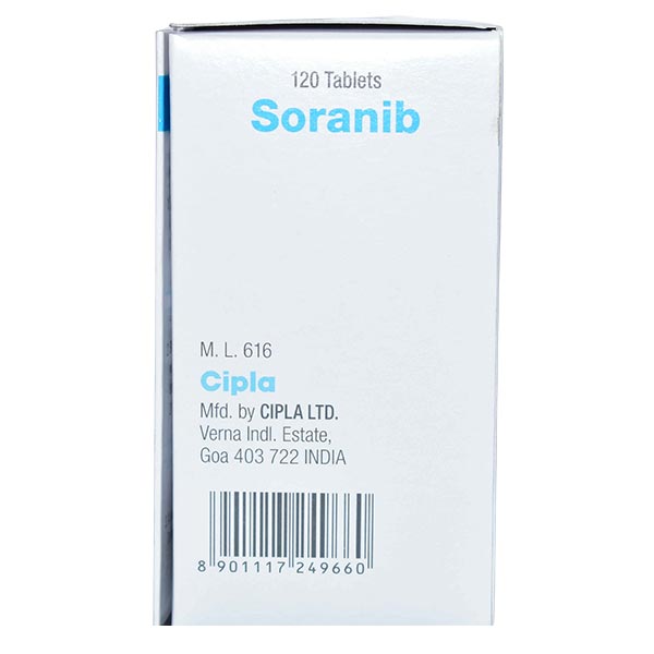 Soranib 200mg  120 Tablet