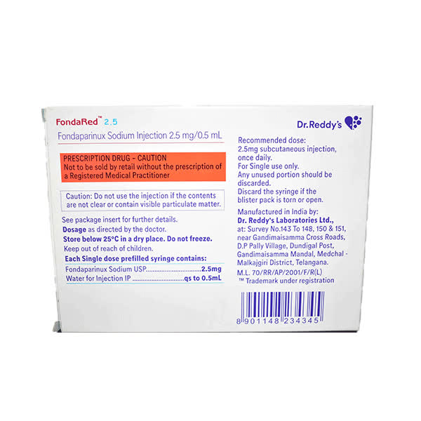Fondared 2.5mg Injection