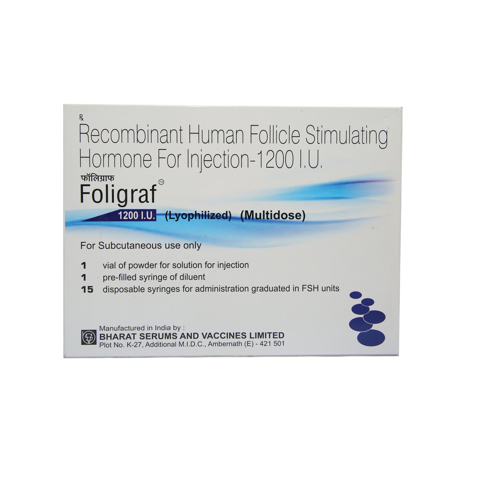 Foligraf 1200 IU Injection