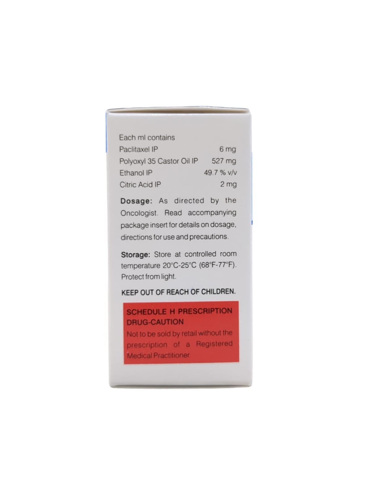 Pacliwel 100mg Injection