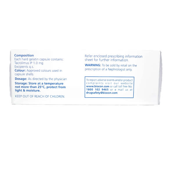 Tacrograf 1 mg Capsule