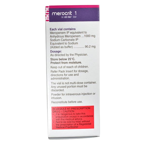 Merocrit 1000mg Injection