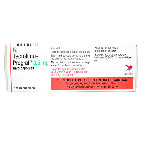 Prograf 0.5mg Capsule