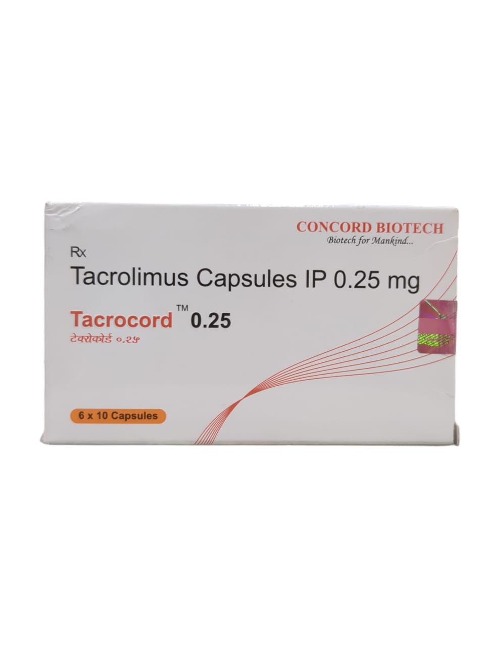 Tacrocord 0.25mg Tablet