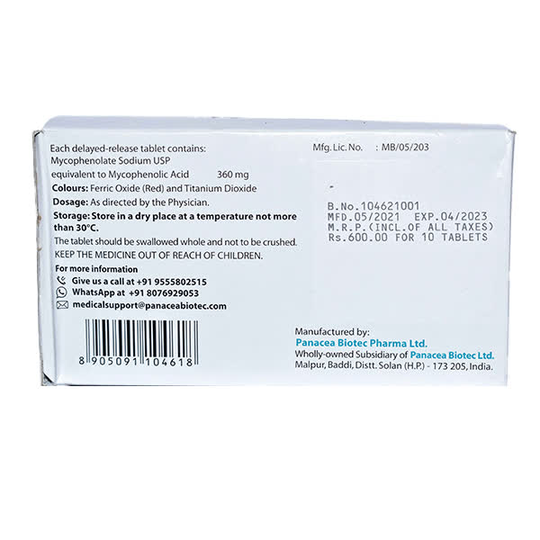 Mycept-S 360mg Tablet