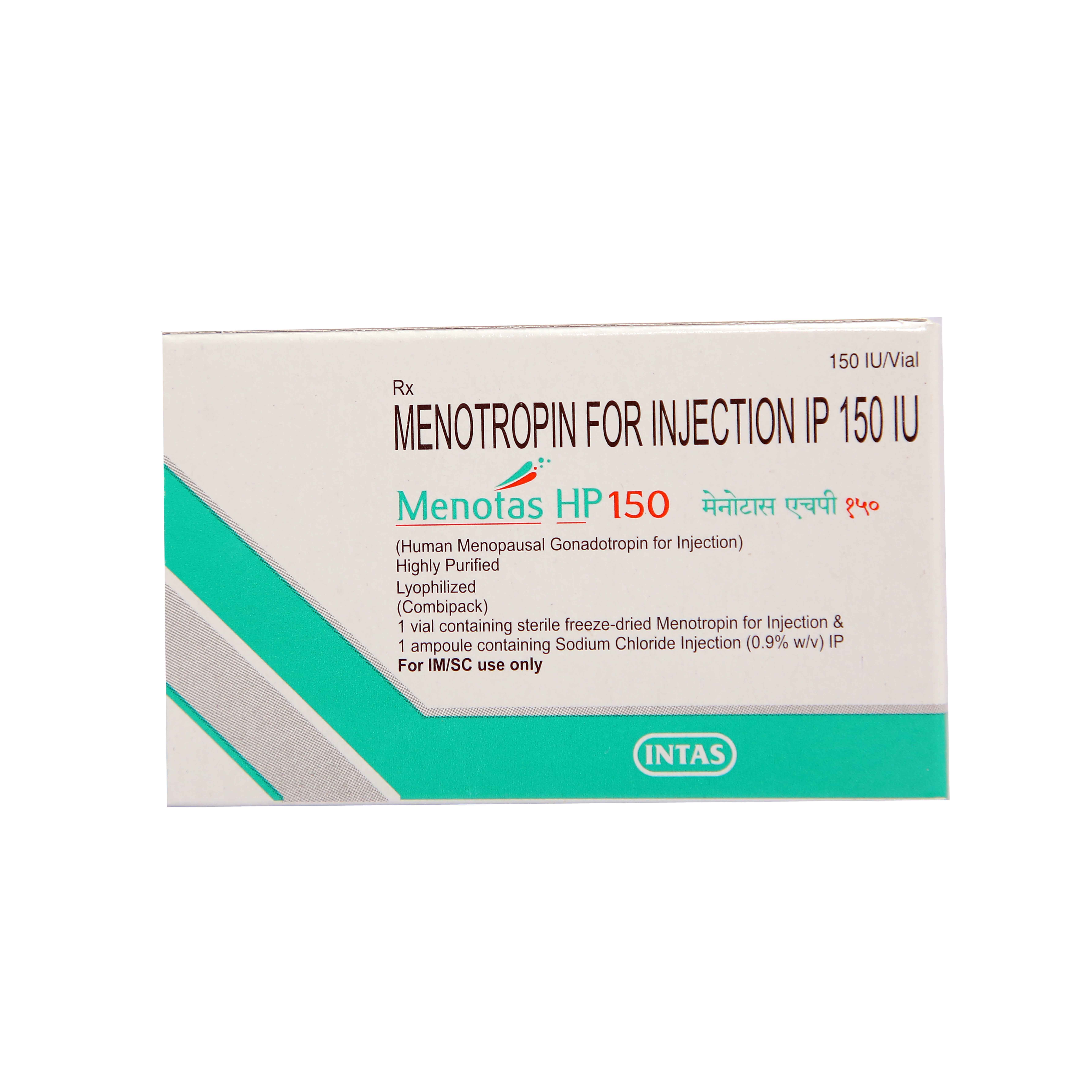 Menotas HP 150 IU Injection
