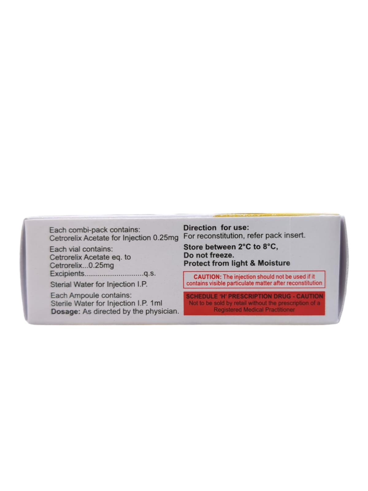 Cetrocare 0.25mg Injection