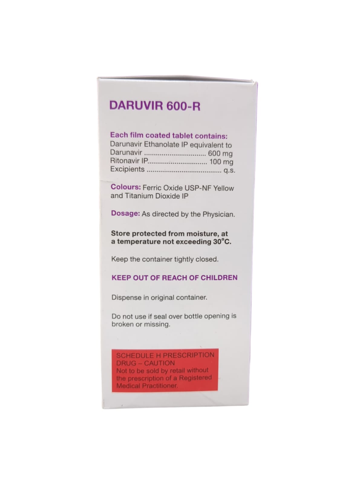 Daruvir 600 - R Tablet