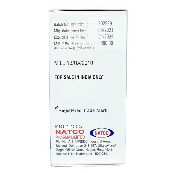 Sorafenat 200mg Tablet ( 120 Tablet )