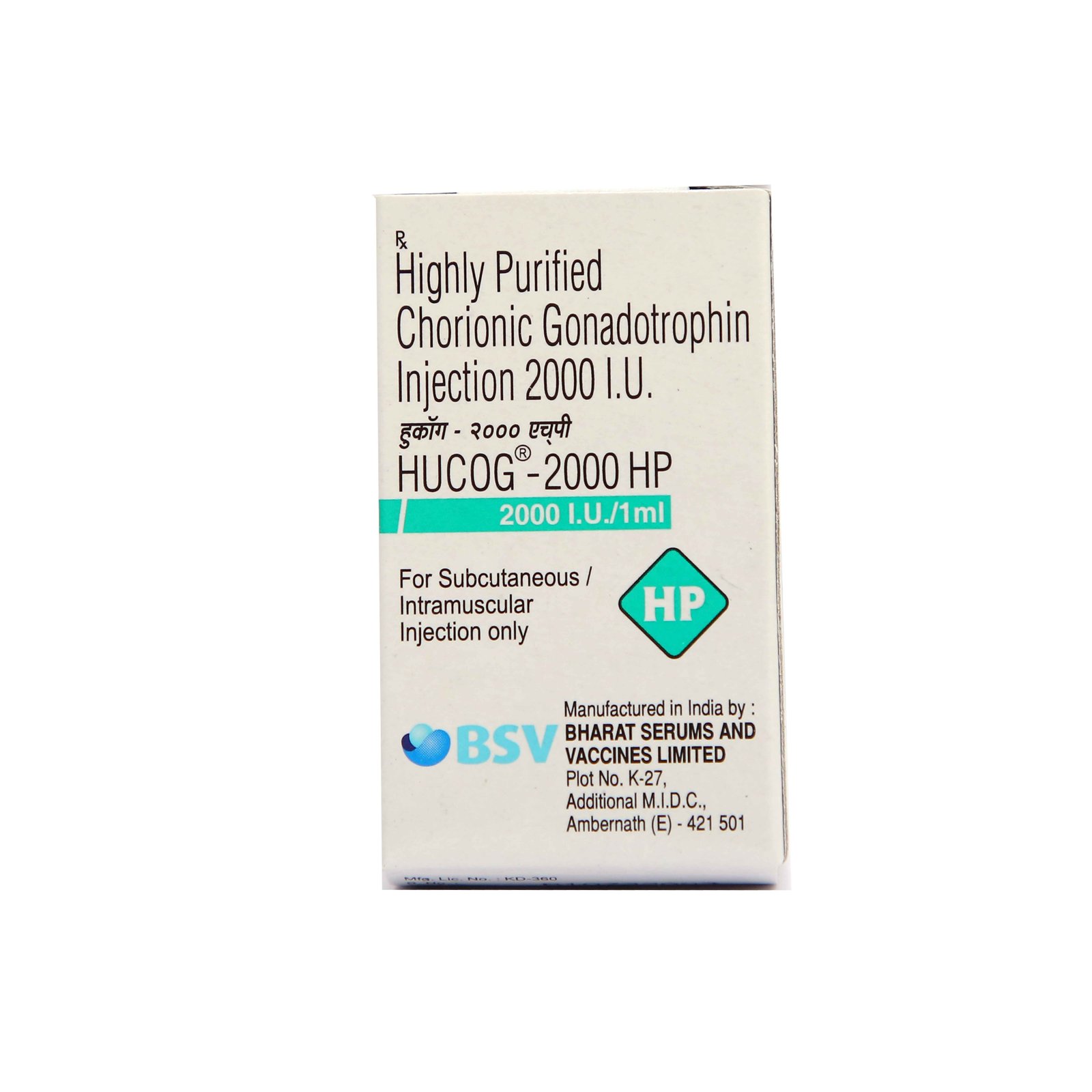 Hucog 2000 HP Injection