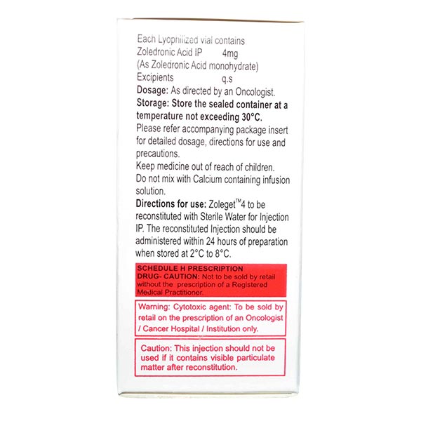 Zoleget 4mg Injection
