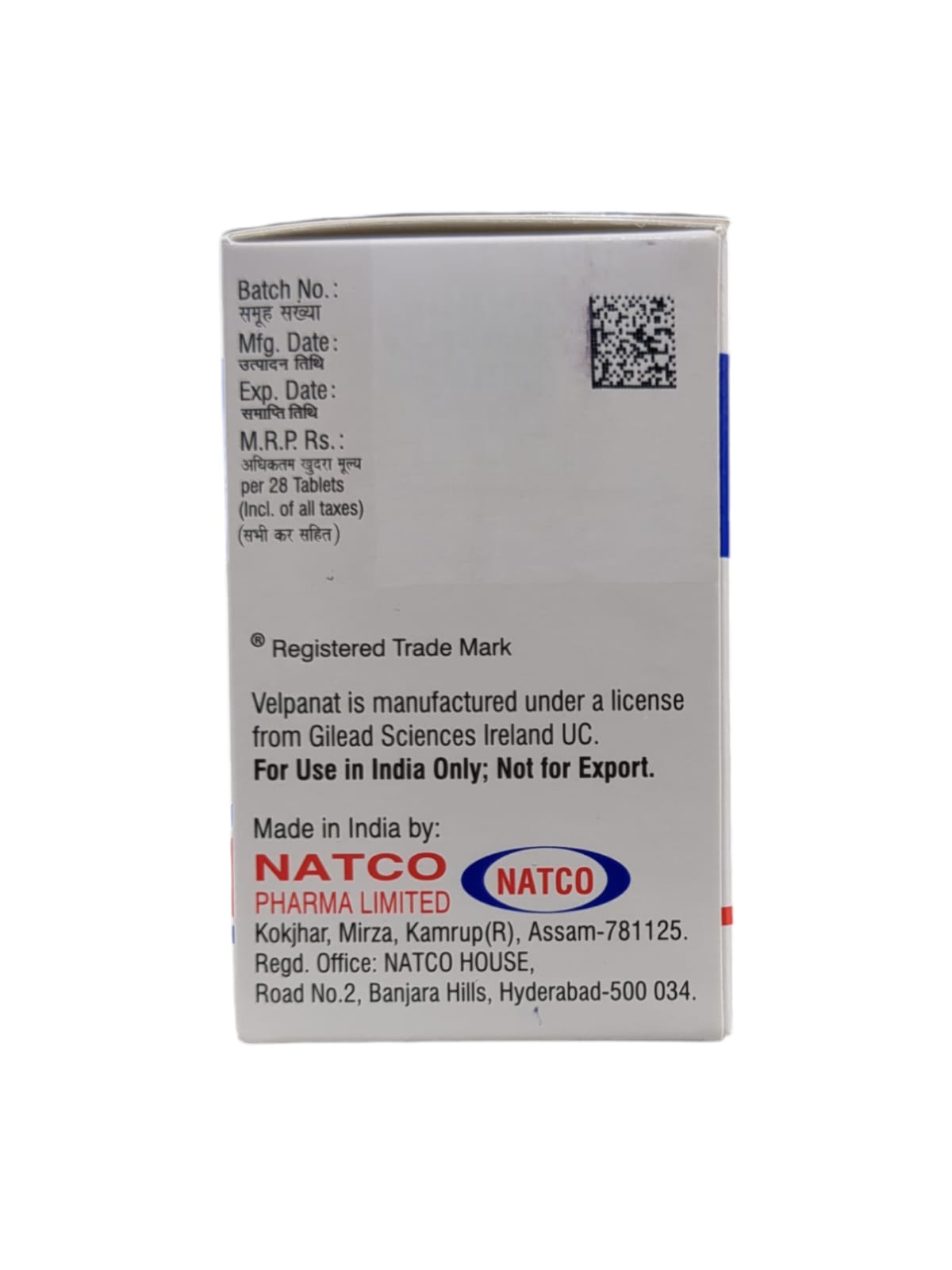 Velpanat 400mg/100mg Tablet